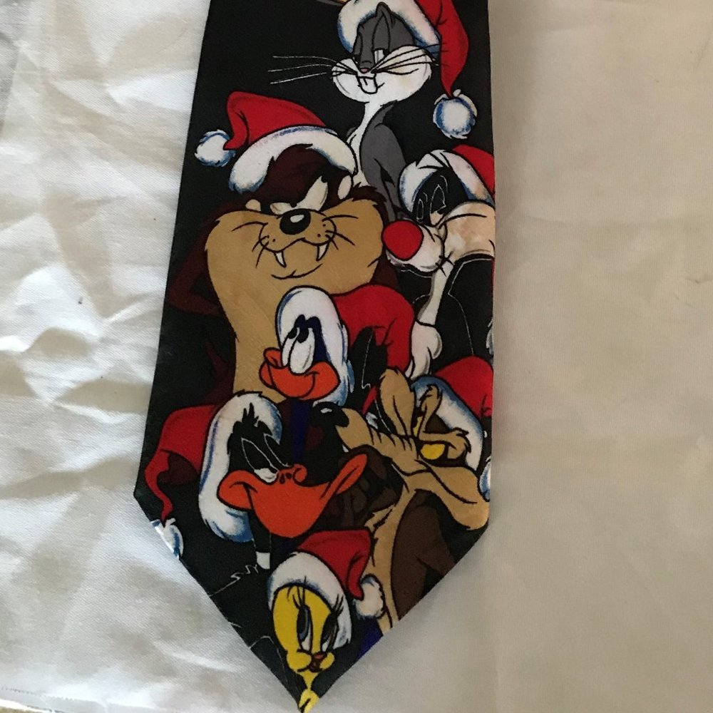 Looney Tune Mania - Looney Tune Christmas Tie